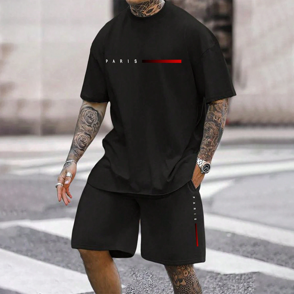 Outdoor Sport Is - Men Two Piece Tracksuit Loose Plus
