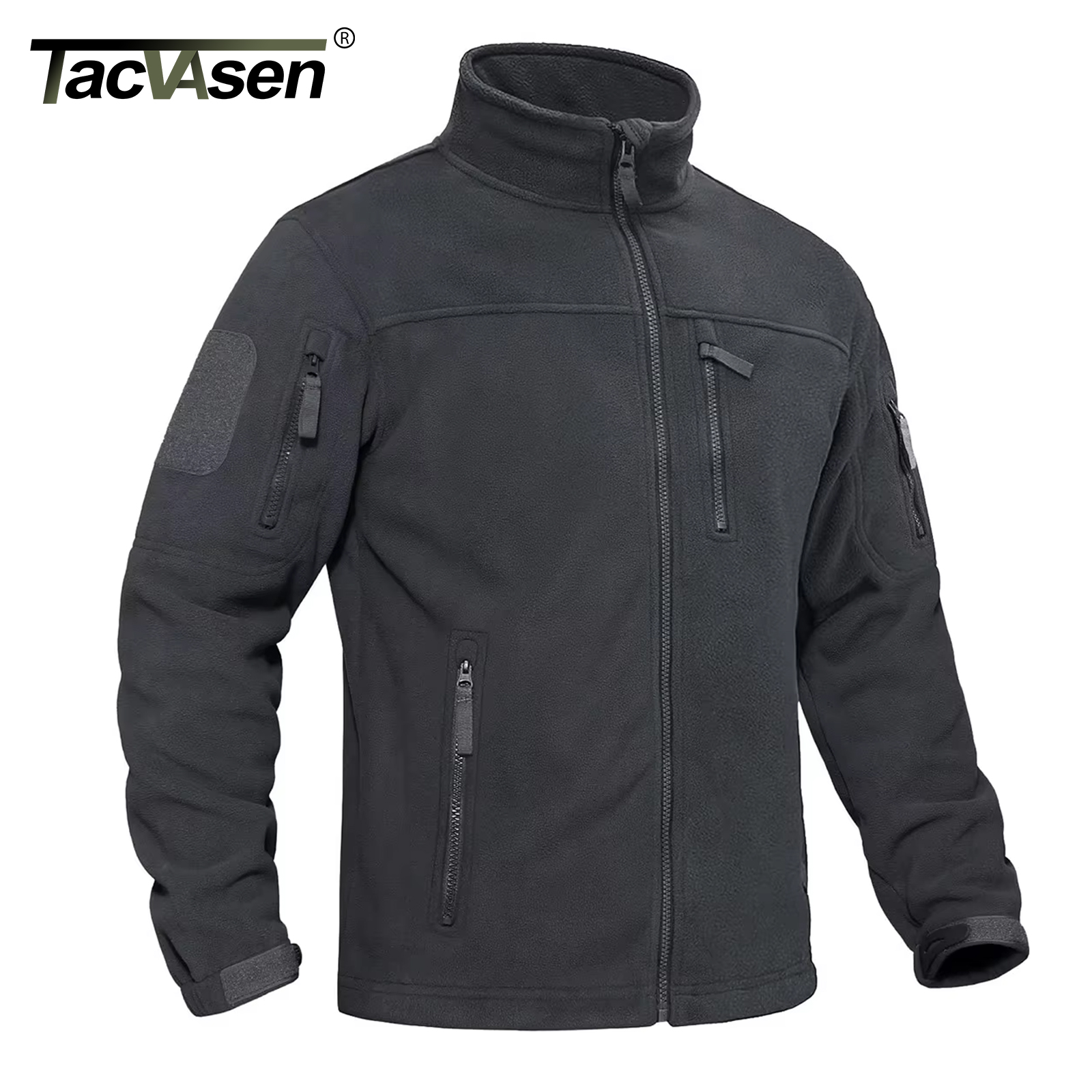 Outdoor Sport Waterproof Jacket - TACVASEN Men's Fleece Jacket Soft Warmth