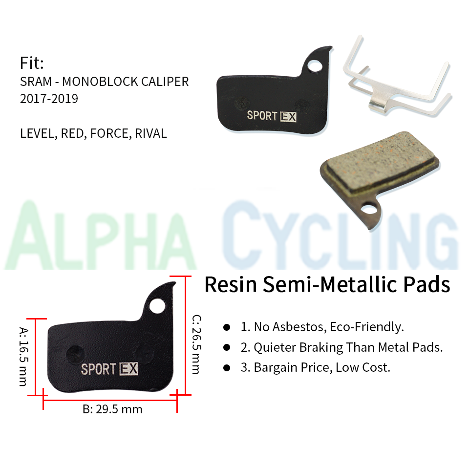4 Pairs, Bicycle Disc Brake Pa - đánh giá và giá Mtb Elbow Pad