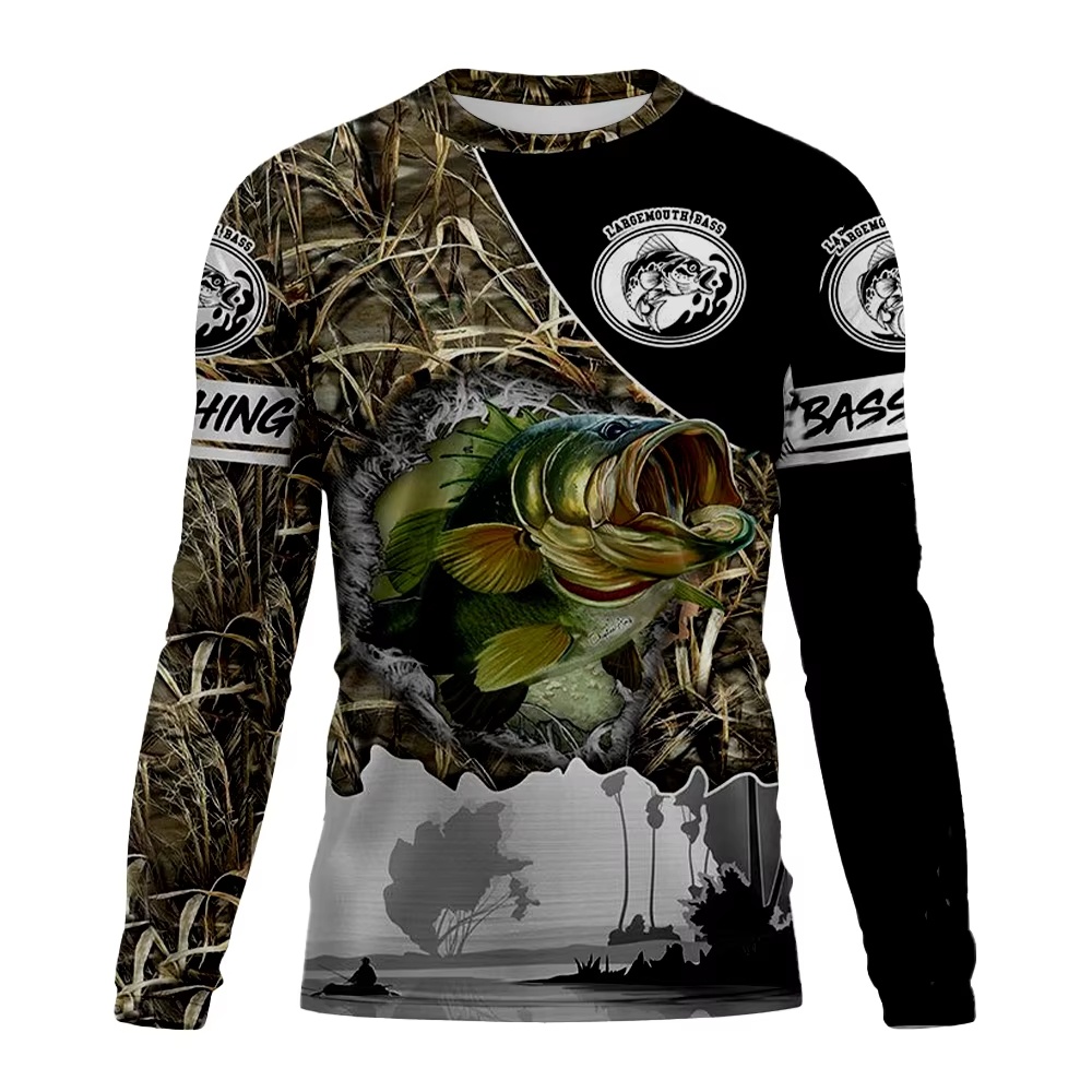 Fashion Fishing Theme Long Sle - đánh giá và giá Outdoor Sport Is