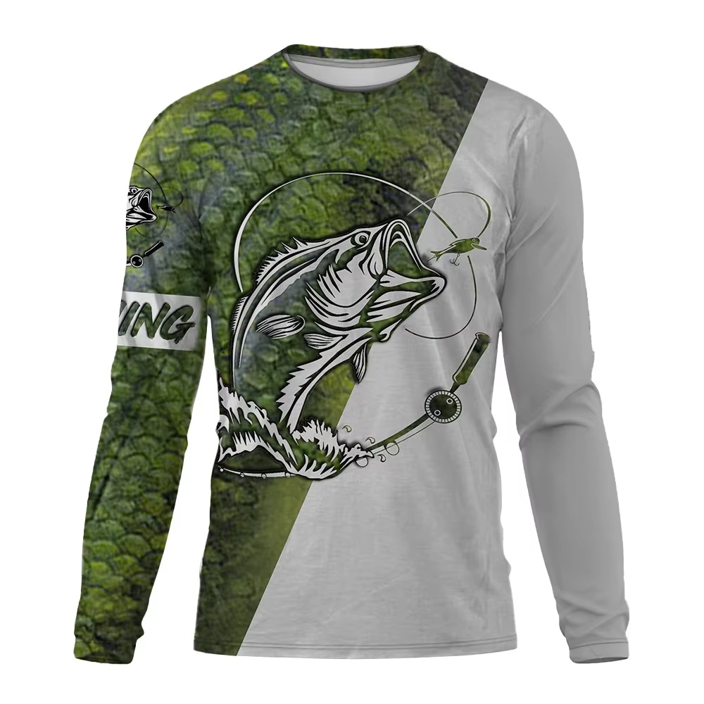 Fashion Fishing Theme Long Sle - đánh giá và giá Outdoor Sport Is