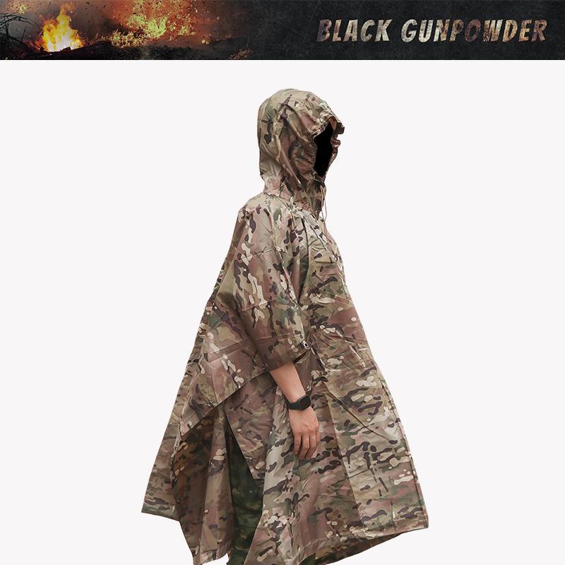 Blue Camouflage Raincoat BG Mu - đánh giá và giá Outdoor Und Sport