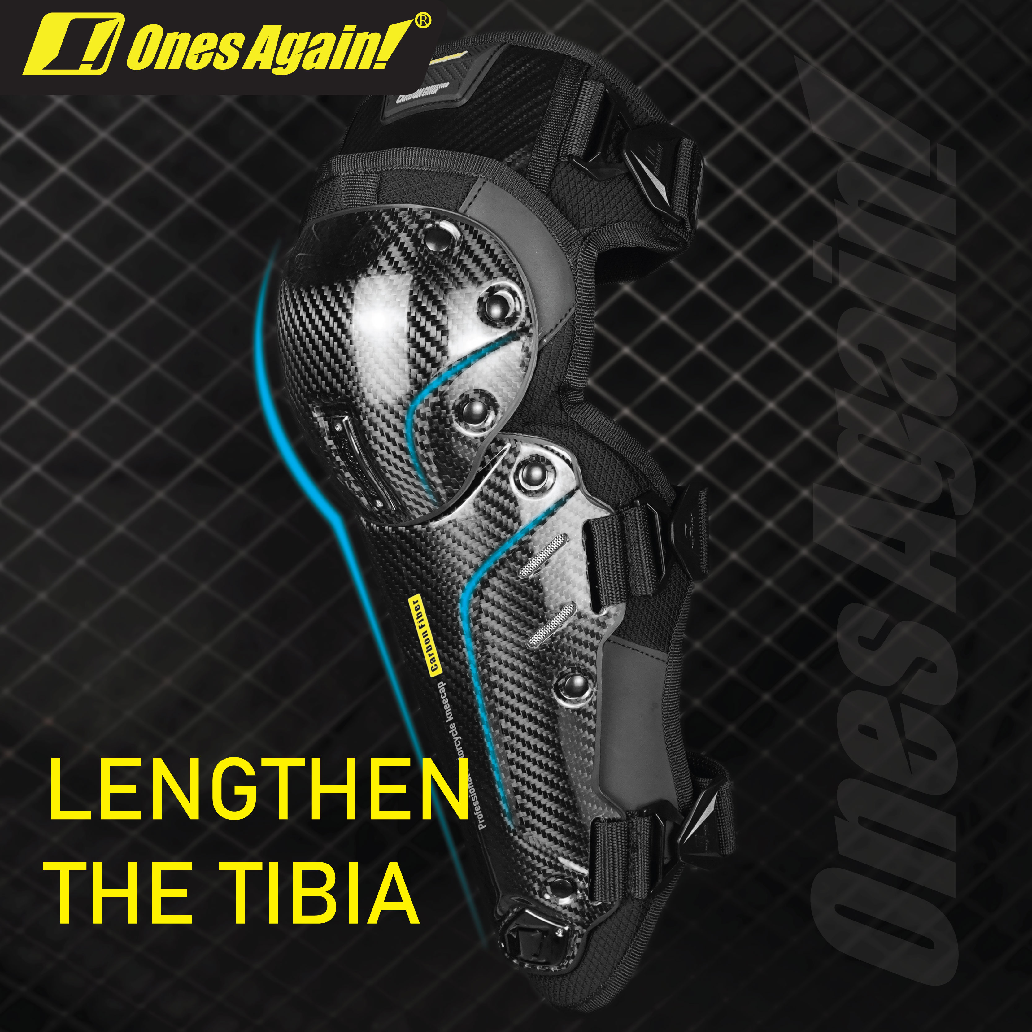 Ones again! Carbon fiber motor - đánh giá và giá Mtb Elbow Pad