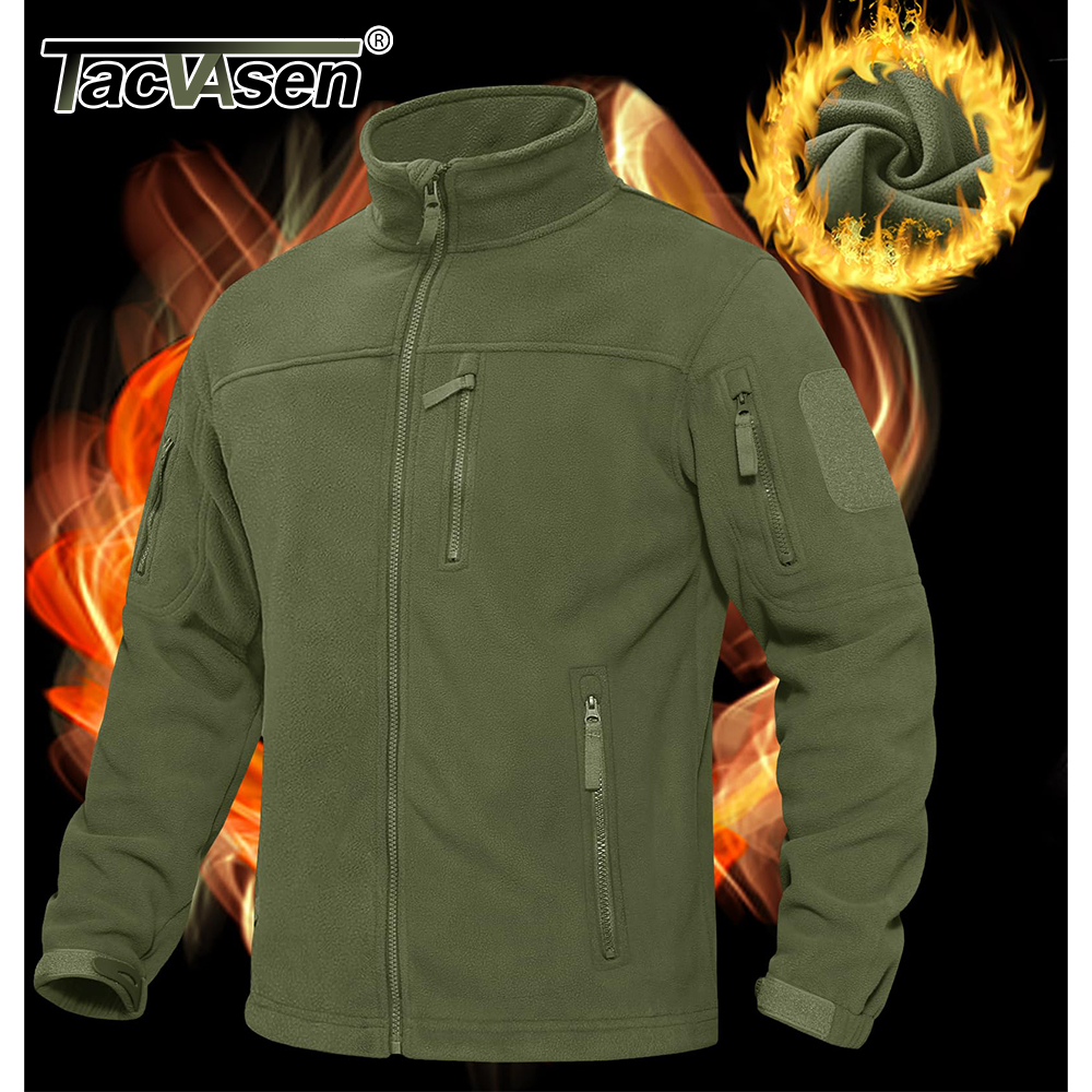 TACVASEN Men's Fleece Jacket S - đánh giá và giá Outdoor Sport Waterproof Jacket