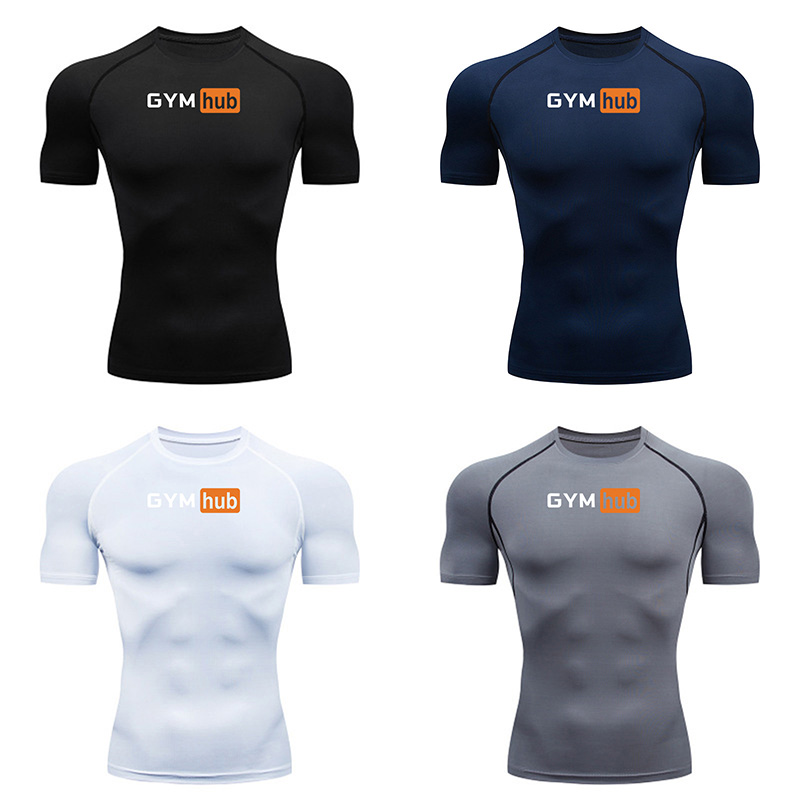 Gym Hub Printed Men's Compress - đánh giá và giá Outdoor Sport.Hub