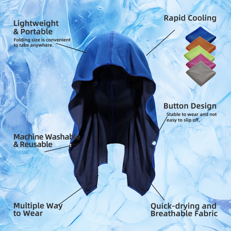 Cooling Hoodie Towel- Hood Tow - đánh giá và giá Outdoor Sport Hoodie