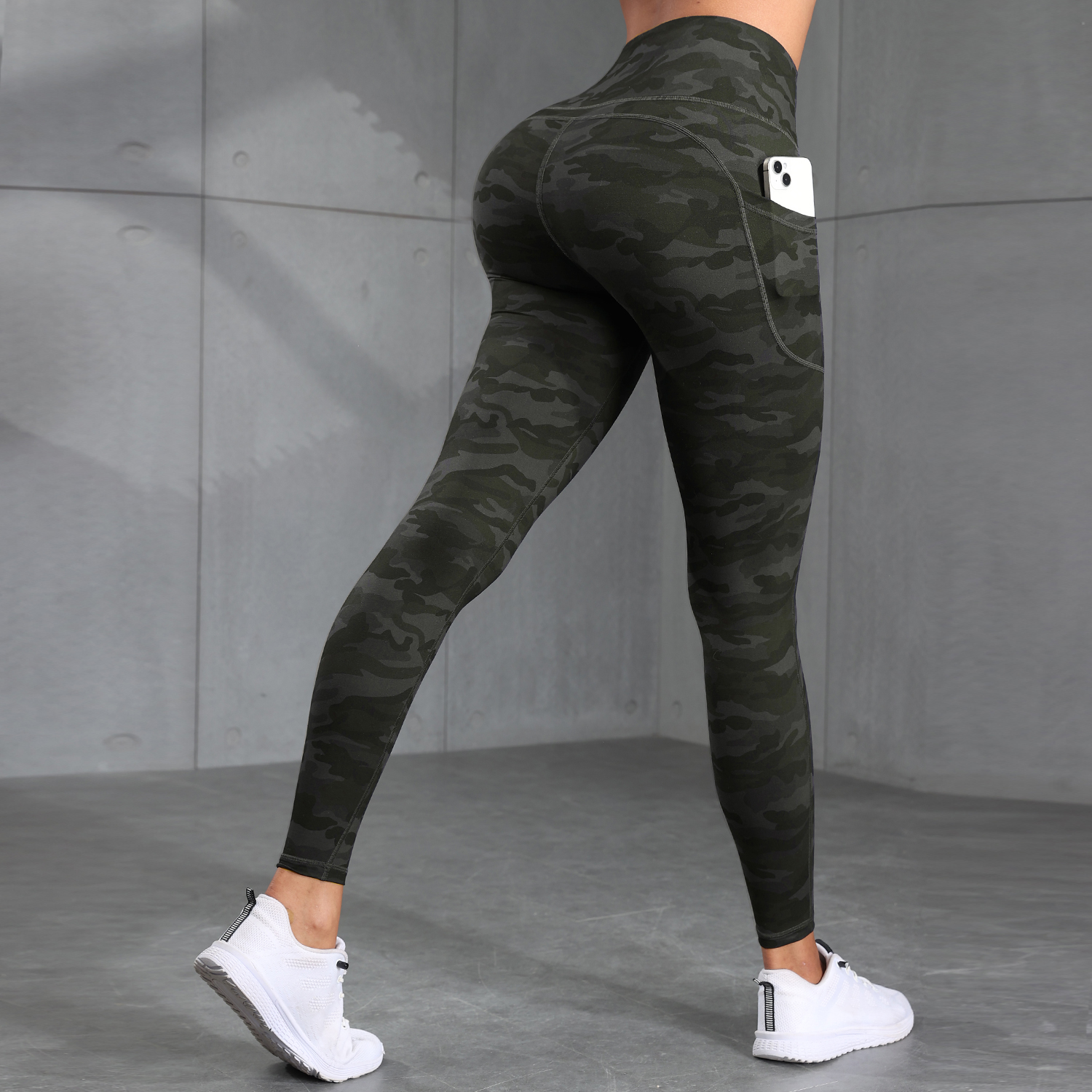 Camouflage Pockets Hight Waist - đánh giá và giá Outdoor Sport Leggings