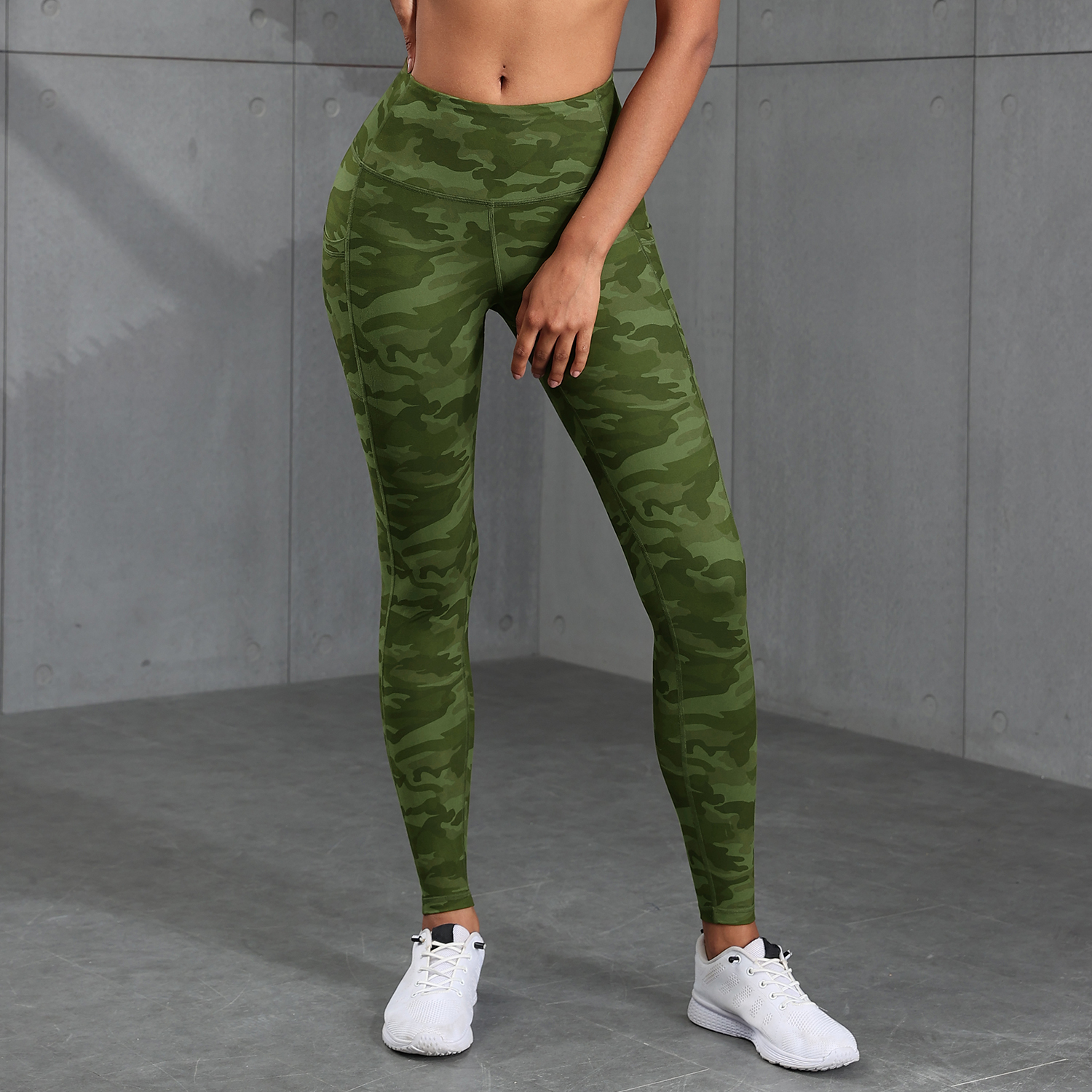 Camouflage Pockets Hight Waist - đánh giá và giá Outdoor Sport Leggings