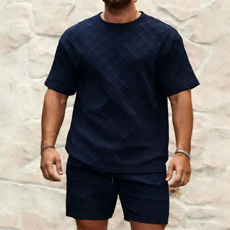 Men Summer New Shorts & T-Shir - đánh giá và giá Outdoor Sports Outfit