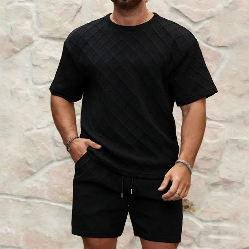Men Summer New Shorts & T-Shir - đánh giá và giá Outdoor Sports Outfit