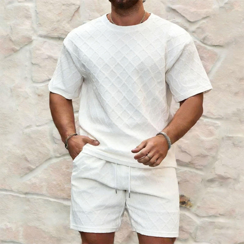 Men Summer New Shorts & T-Shir - đánh giá và giá Outdoor Sports Outfit
