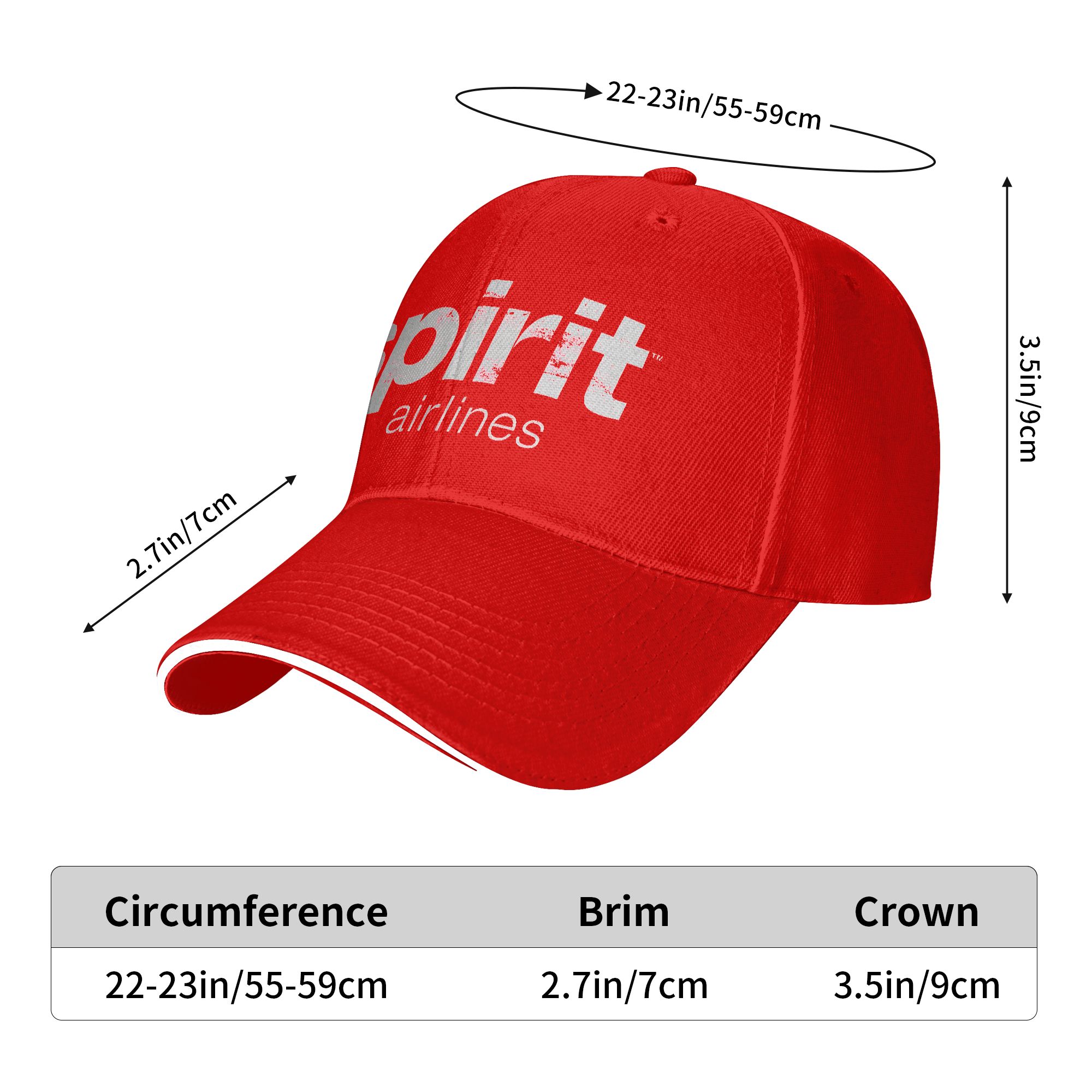 SPIRIT AIRLINES Casual Basebal - đánh giá và giá Outdoor Sport Hat Classic