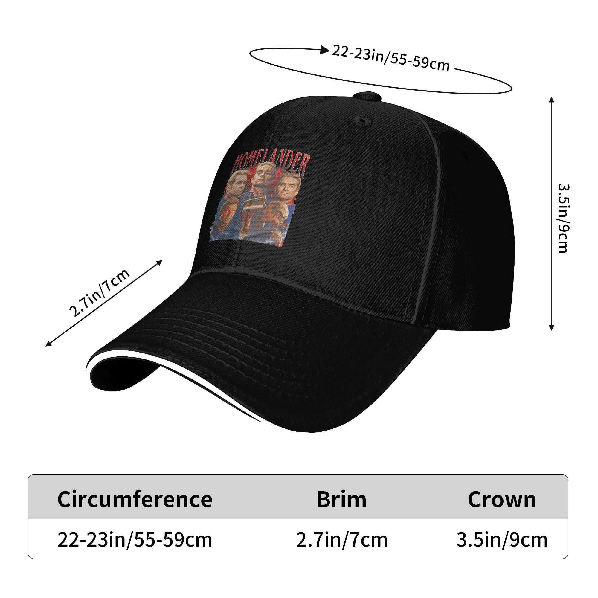 Homelander Baseball Cap The Bo - đánh giá và giá Outdoor Sport Hat Classic