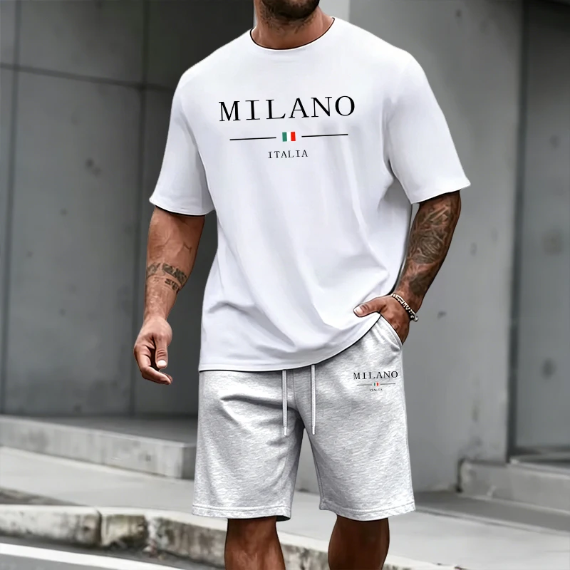 Men's Tracksuit Short Sleeve T - đánh giá và giá Outdoor Sports Outfit