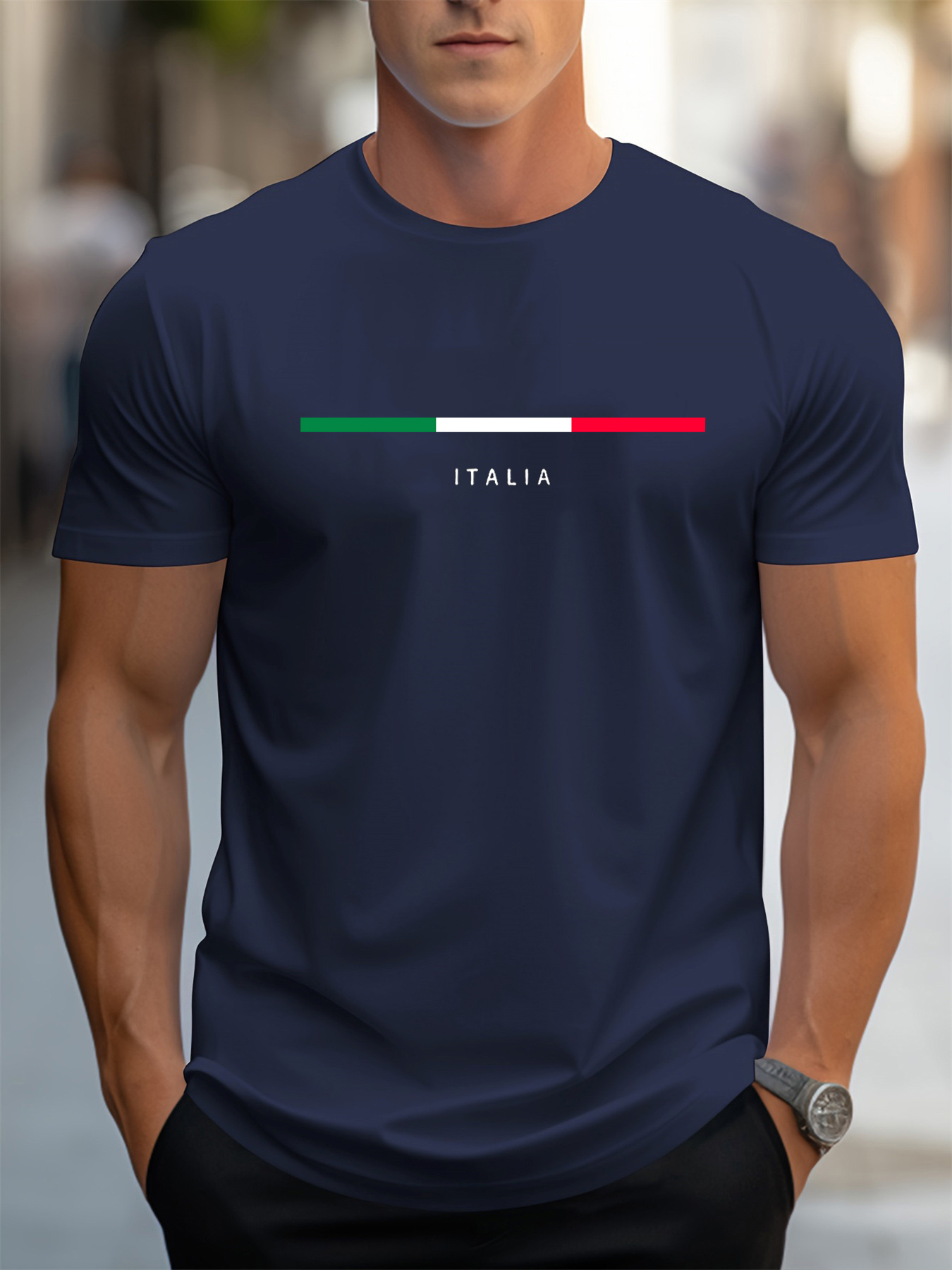 Men Round Neck Tee Loose Plus  - đánh giá và giá Outdoor Sport Is