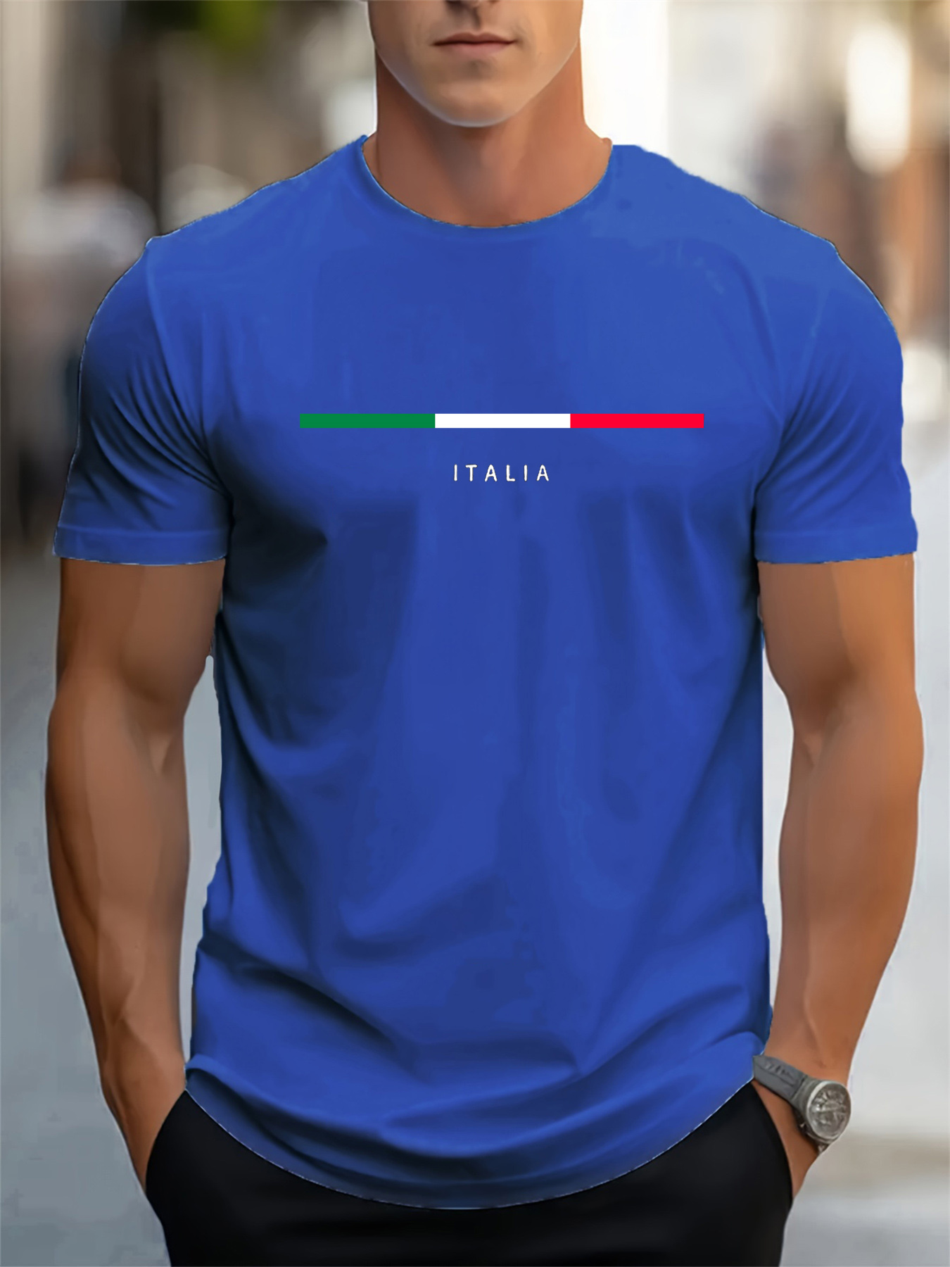 Men Round Neck Tee Loose Plus  - đánh giá và giá Outdoor Sport Is