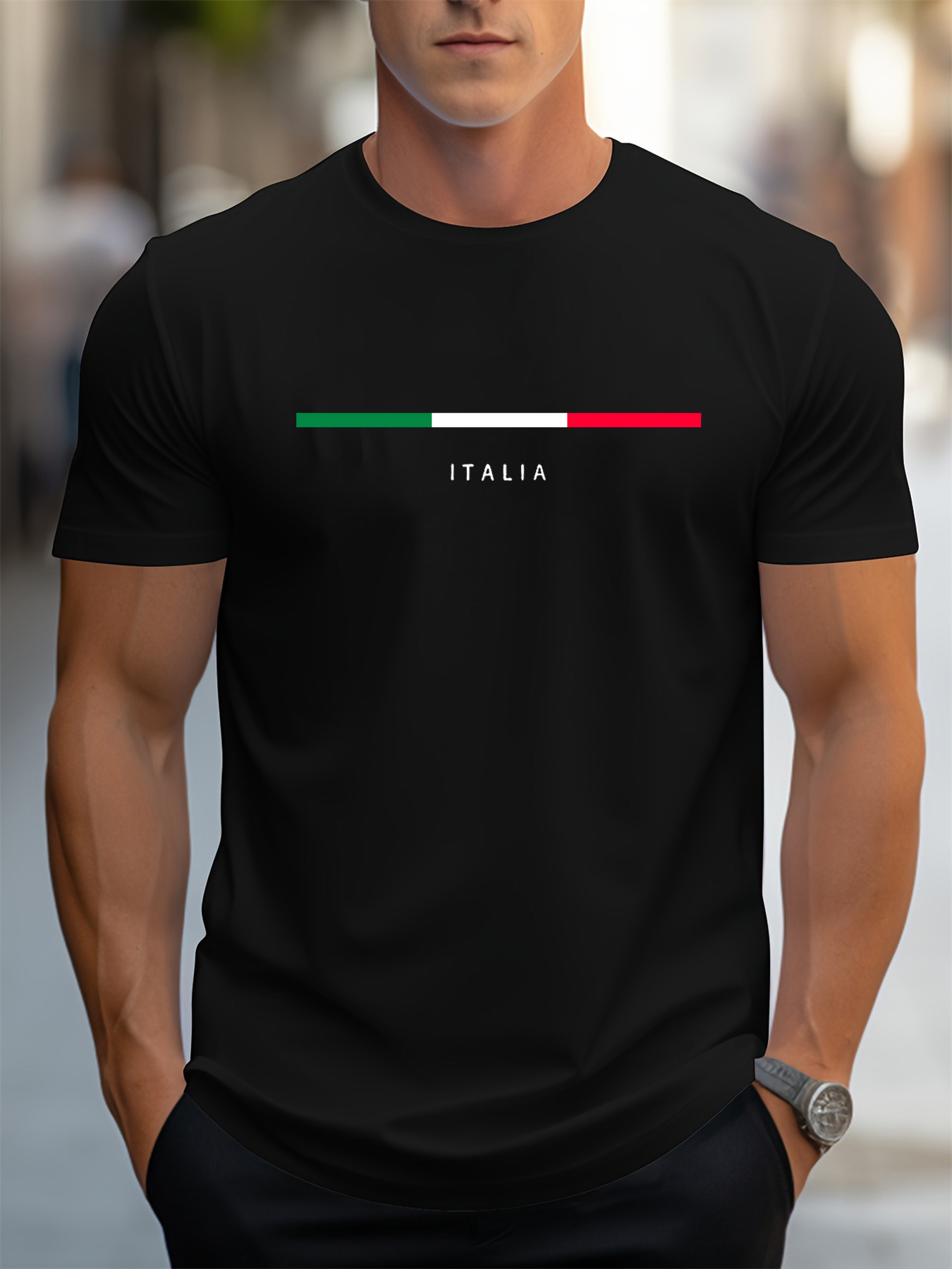 Men Round Neck Tee Loose Plus  - đánh giá và giá Outdoor Sport Is