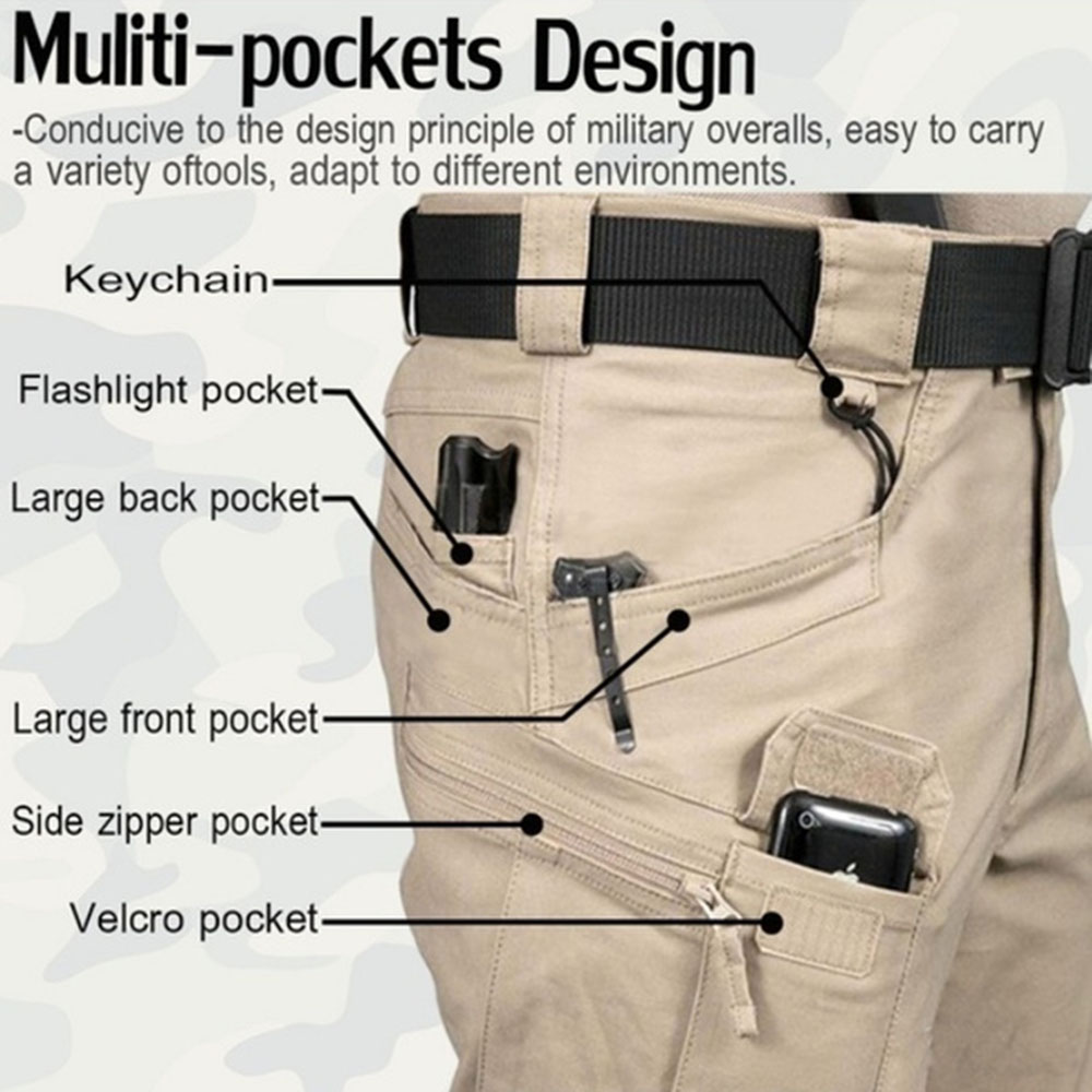Men's Tactical Cargo Pants 6XL - đánh giá và giá Outdoor Sport Hiking Pants